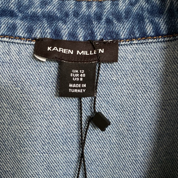 Karen Millen Embellished Denim Shirt - Picture 7 of 13